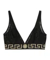 Versace Greca Print Triangle Bralette