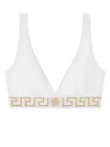 Versace Top With Greek In White