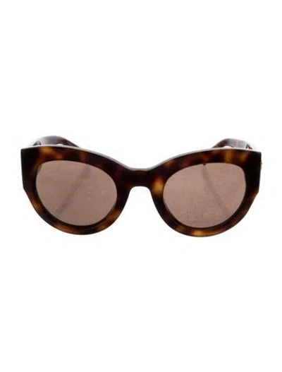 Pre-owned Versace Tribute Medusa Insignia Sunglasses In Brown