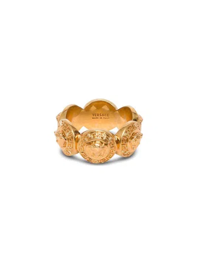 Versace Tribute Medusa Ring In Oro