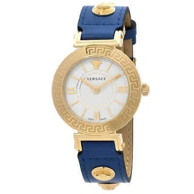 Pre-owned Versace Tribute Quartz Silver Dial Ladies Watch Vevg00320