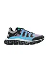Versace Trigreca Low-top Sneakers In Blue
