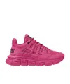 Versace Trigreca Low-top Trainers In Pink