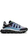 Versace Trigreca Low-top Sneakers In Black