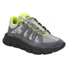Versace Trigreca Print Sneakers In Grey