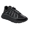 Versace Trigreca Sneaker Studs In Black