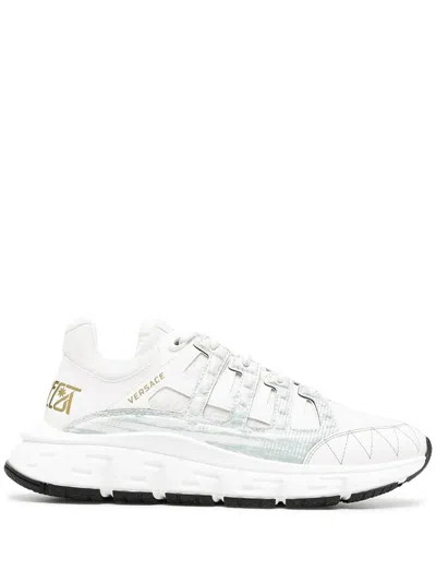 Versace Trigreca Sneakers In White