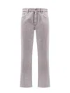 Versace Grey Denim Jeans In Grey