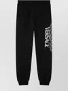 Versace Trousers Chain Print Elastic Waist