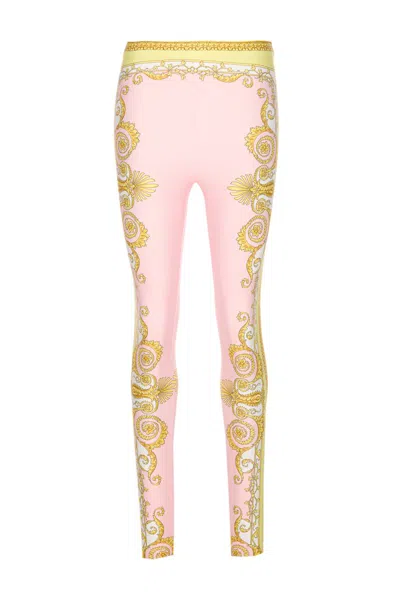 Versace Trousers In Pink