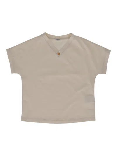 Versace Kids'  T-shirt Jersey In Neutral
