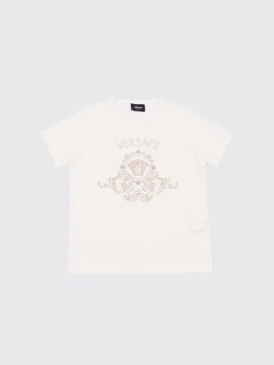 Versace T-shirt Kids In White
