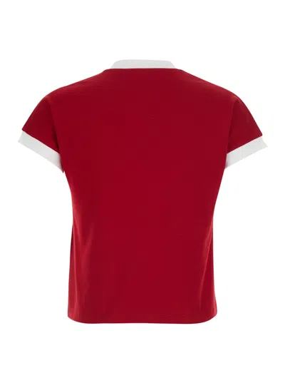 Versace Tshirt In Red