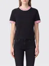 Versace T-shirt With Greca Details In Black