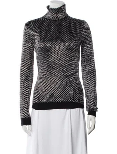 Pre-owned Versace Turtleneck Sweater In Multi