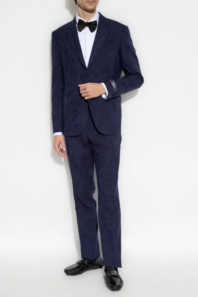 Versace Tuxedo Shirt In White