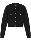Versace Cardigan In Black
