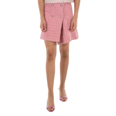 Versace Tweed High-waist Mini Skirt