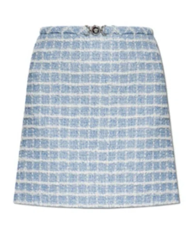 VERSACE VERSACE TWEED MINI SKIRT