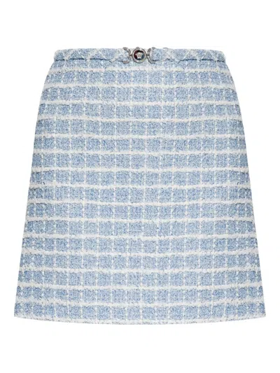 VERSACE VERSACE TWEED MINI SKIRT