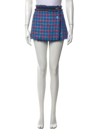 Pre-owned Versace Tweed Mini Skirt