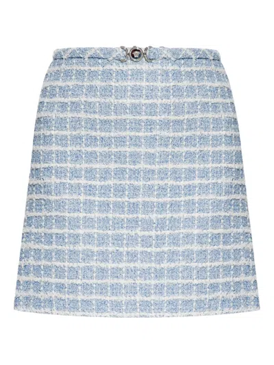VERSACE VERSACE TWEED MINI SKIRT
