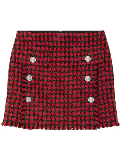 VERSACE TWEED PENCIL SKIRT