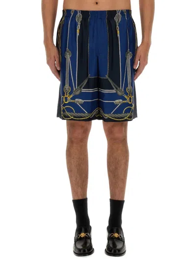 VERSACE VERSACE TWILL BERMUDA SHORTS