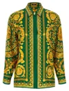 Versace Twill Shirt Shirt And Blouse Green In Green