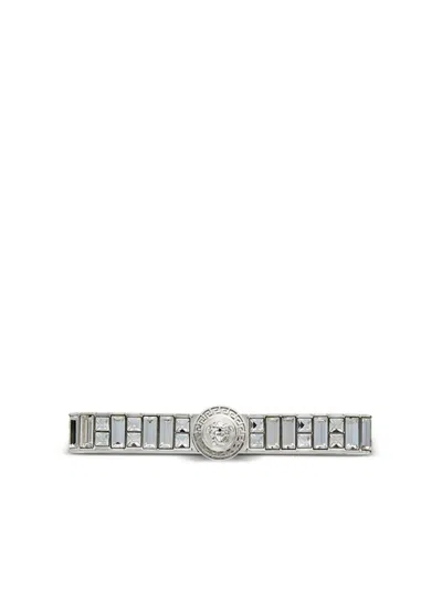VERSACE GIANNI RIBBON CRYSTAL CUFF RING
