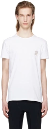 Versace La Medusa Crewneck T-shirts - Set Of 2 In A225e-white-black