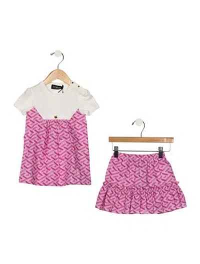 Pre-owned Versace Babies'  Two Piece  W/tags In Purple