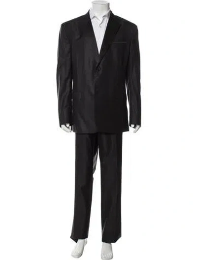 Pre-owned Versace Two-piece Suit In Black