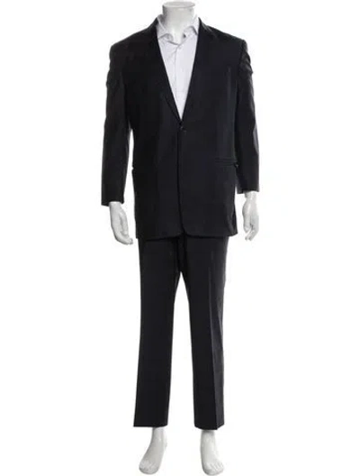 Pre-owned Versace Two-piece Suit In Black