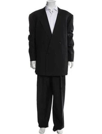 Pre-owned Versace Two-piece Suit In Blue