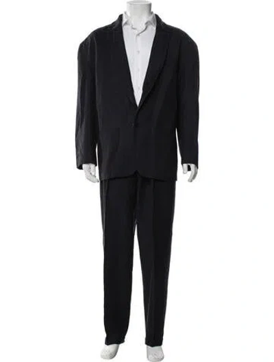 Pre-owned Versace Two-piece Suit In Gray