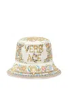 Versace Underwater Barocco Bucket Hat In White