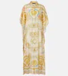 Versace Underwater Barocco Print Cover-up Dress