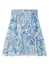 Versace Underwater Barocco Crêpe Midi Skirt