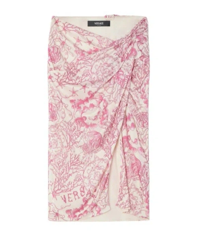 VERSACE VERSACE BAROCCO PRINT MINI SKIRT