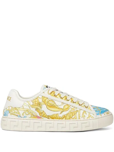 Versace Underwater Barocco Greca Sneakers