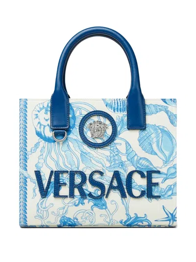 Versace Underwater Barocco La Medusa Mini Tote Bag