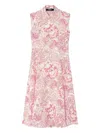 Versace Mini Underwater Barocco Hemdkleid In Pink
