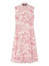 Versace Mini Underwater Barocco Hemdkleid In Pink