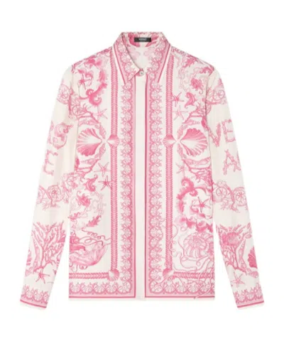 VERSACE VERSACE BAROCCO PRINTED LONG-SLEEVED SHIRT