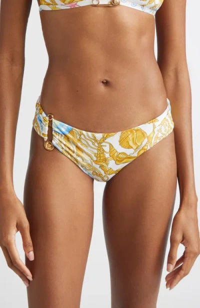Versace Underwater Barocco Safety Pin Bikini Bottoms