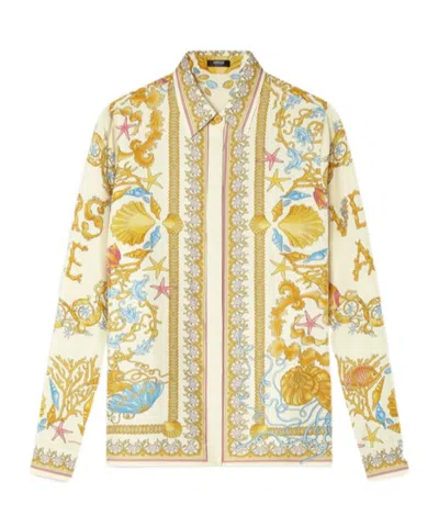 VERSACE VERSACE BAROCCO PRINTED LONG-SLEEVED SHIRT
