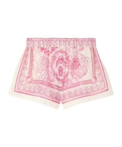 VERSACE VERSACE PRINTED BEACH SHORTS