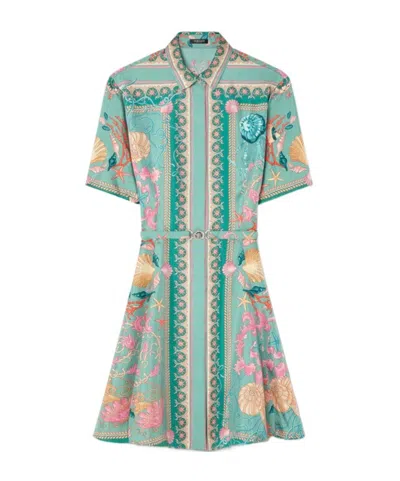 VERSACE VERSACE PATTERN-PRINTED DRESS
