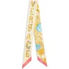 Versace Underwater Barocco Silk Skinny Scarf